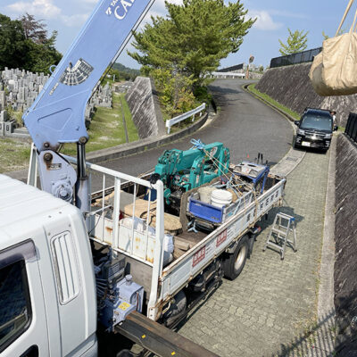 西宮市内の墓地でお墓じまい工事