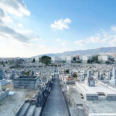 満池谷墓地の現地写真