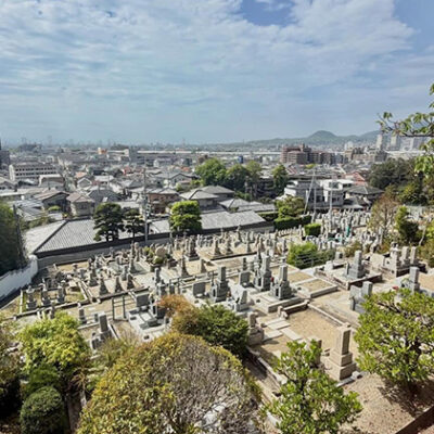 中山寺での巻石工事
